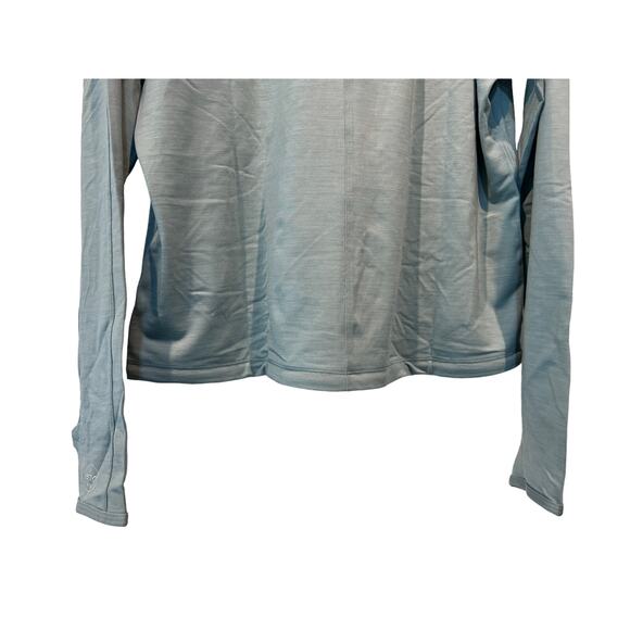 Allbirds Top Wmns Large Quarter Zip Pullover Sweatshirt Mid Layer Run Green NEW - Picture 7 of 12